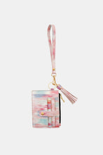 Load image into Gallery viewer, Leopard Tassel Keychain with Wallet
