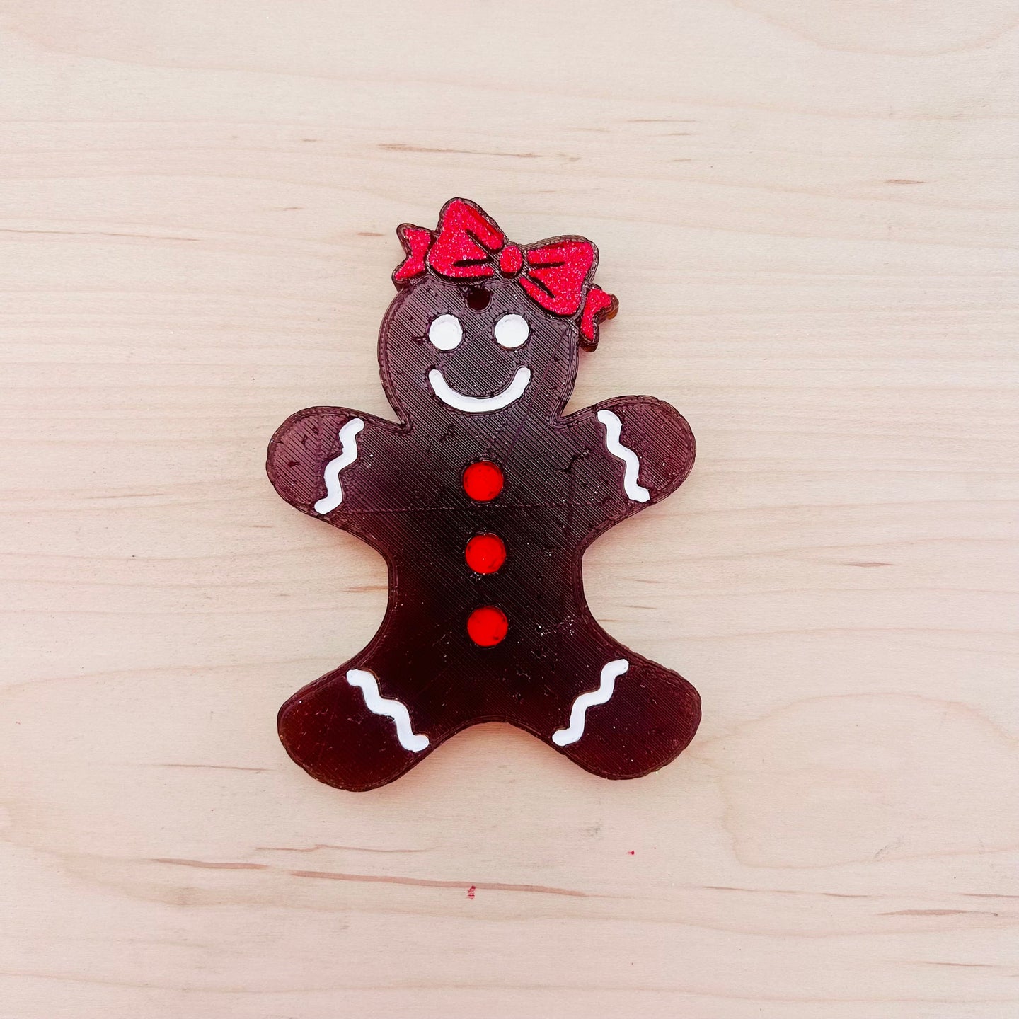 Christmas Gingerbread Woman Car Freshie