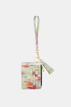 Load image into Gallery viewer, Leopard Tassel Keychain with Wallet
