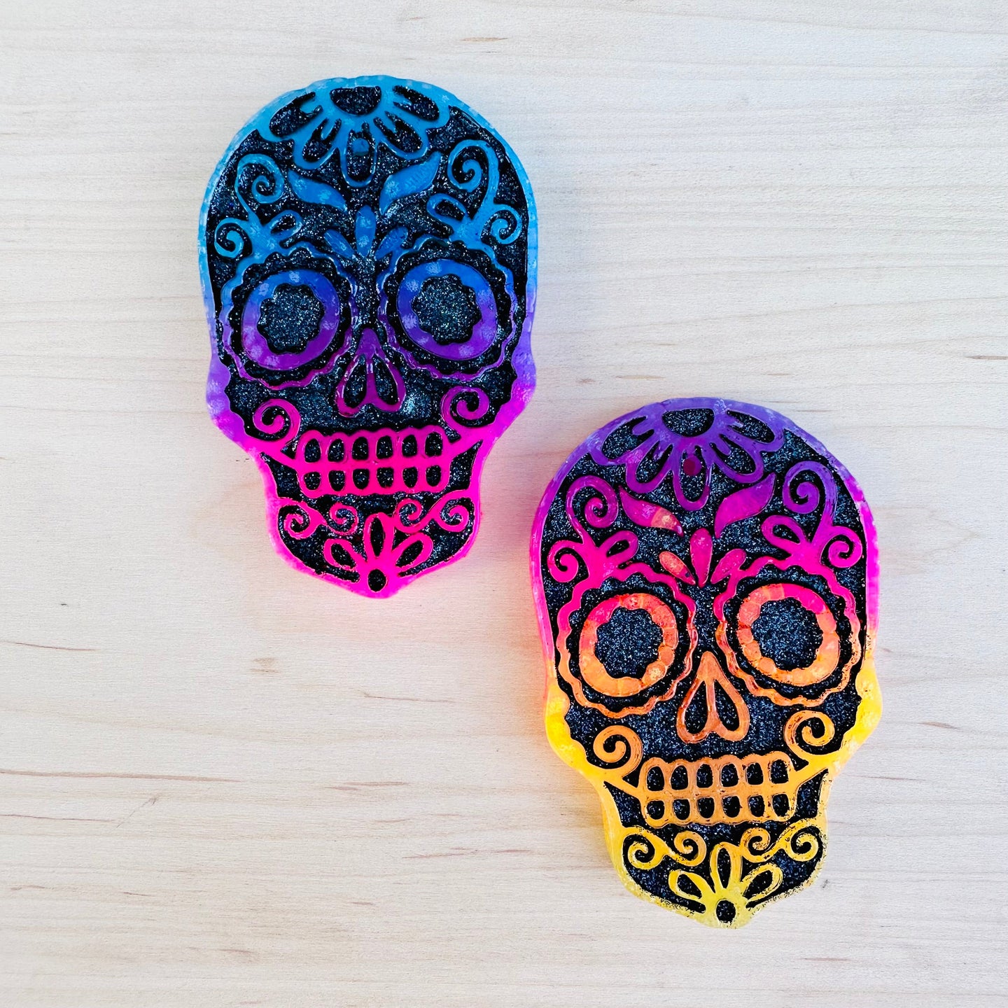 Halloween Sugar Skull Car Freshie