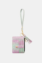 Load image into Gallery viewer, Leopard Tassel Keychain with Wallet
