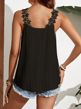 Load image into Gallery viewer, Lace Detail Scoop Neck Tank
