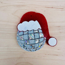 Load image into Gallery viewer, Christmas Santa Hat Disco Car Freshie
