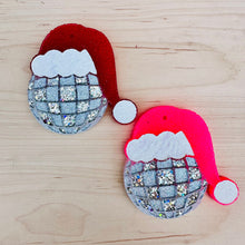 Load image into Gallery viewer, Christmas Santa Hat Disco Car Freshie
