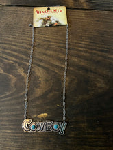 Load image into Gallery viewer, Cowboy  pendents necklace
