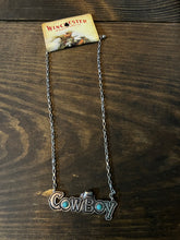 Load image into Gallery viewer, Cowboy  pendents necklace
