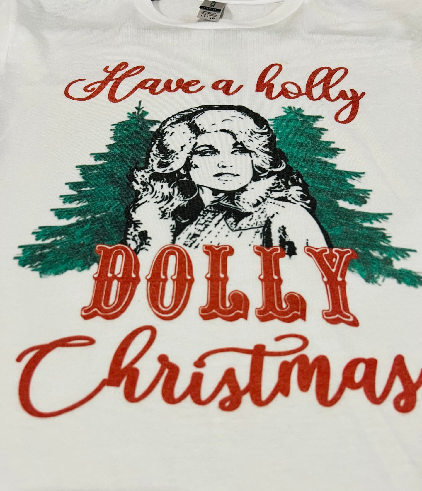 Holly Dolly Christmas Tee