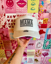 Load image into Gallery viewer, Checkered Mama Trucker Hat - Multiple Colors
