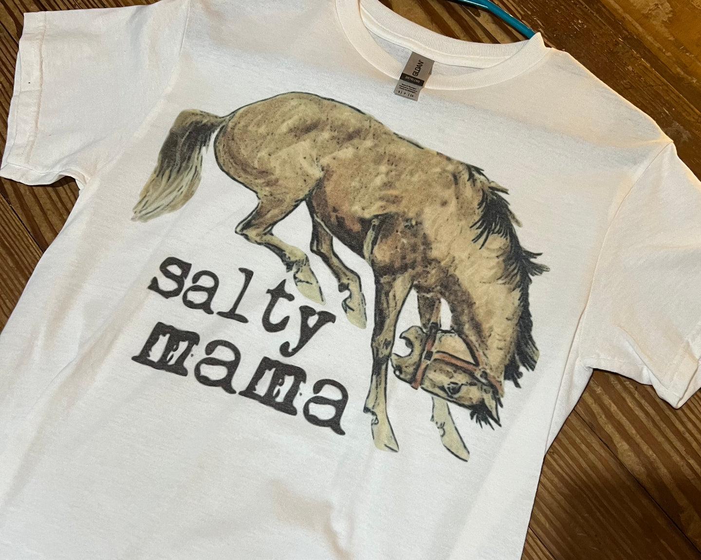 Salty Mama Bucking Horse Tee