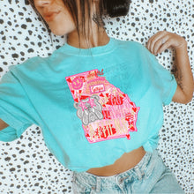 Load image into Gallery viewer, Preppy State Tees - Lagoon
