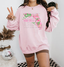 Load image into Gallery viewer, Preppy State Sweatshirt - Pink
