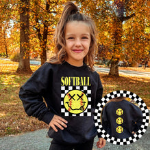 Load image into Gallery viewer, Checkered Sport Face - YOUTH Sweatshirt
