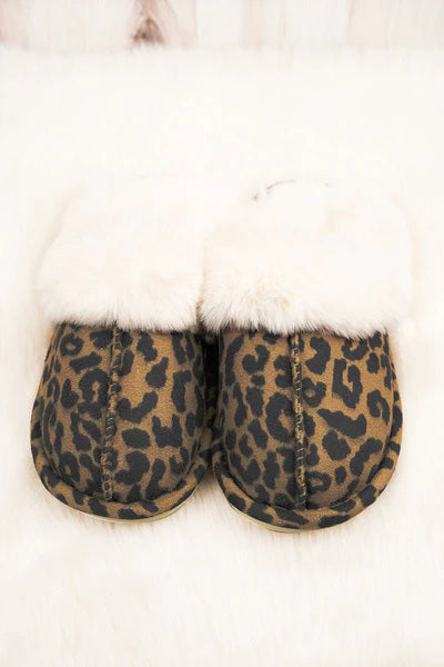 Leopard House Shoes