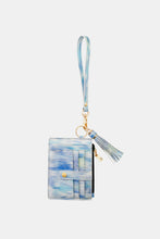 Load image into Gallery viewer, Leopard Tassel Keychain with Wallet
