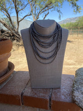 Load image into Gallery viewer, 3mm Sterling Silver Navajo Pearl Style Beaded Necklace
