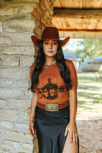 Load image into Gallery viewer, Lone Cowgirl Rider Graphic TeeHeather AutumnS
