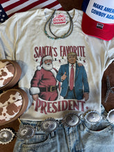 Load image into Gallery viewer, Santas Favorite President Graphic TeeCementS
