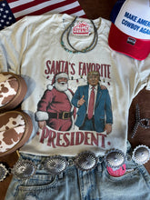 Load image into Gallery viewer, Santas Favorite President Graphic TeeCementS
