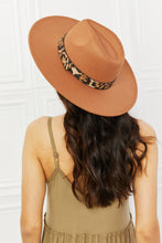 Load image into Gallery viewer, Fame In The Wild Leopard Detail Fedora Hat
