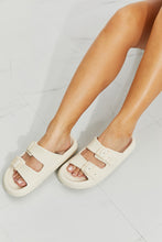 Load image into Gallery viewer, Qupid Comfy Casual Rubber Slide Sandal in Cream
