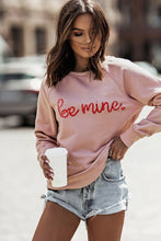 Load image into Gallery viewer, BE MINE Raglan Sleeve Sweatshirt
