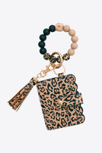 Load image into Gallery viewer, Random 2-Pack Leopard Mini Purse Tassel Wristlet Key Chain
