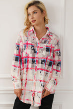 Load image into Gallery viewer, Plaid Button Up Long Sleeve Shirt
