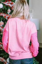 Load image into Gallery viewer, LOVE Sequin Dropped Shoulder Sweatshirt
