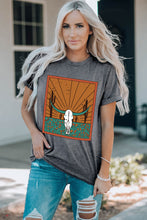 Load image into Gallery viewer, Worthwhile Time Graphic Round Neck Tee
