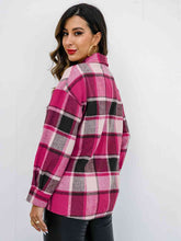 Load image into Gallery viewer, Plaid Button-Down Jacket
