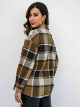 Load image into Gallery viewer, Plaid Button-Down Jacket
