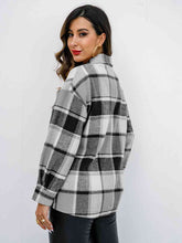 Load image into Gallery viewer, Plaid Button-Down Jacket
