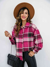 Load image into Gallery viewer, Plaid Button-Down Jacket
