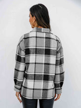 Load image into Gallery viewer, Plaid Button-Down Jacket
