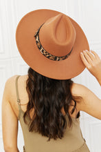 Load image into Gallery viewer, Fame In The Wild Leopard Detail Fedora Hat
