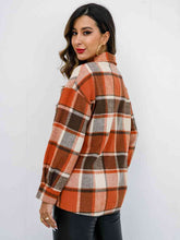 Load image into Gallery viewer, Plaid Button-Down Jacket
