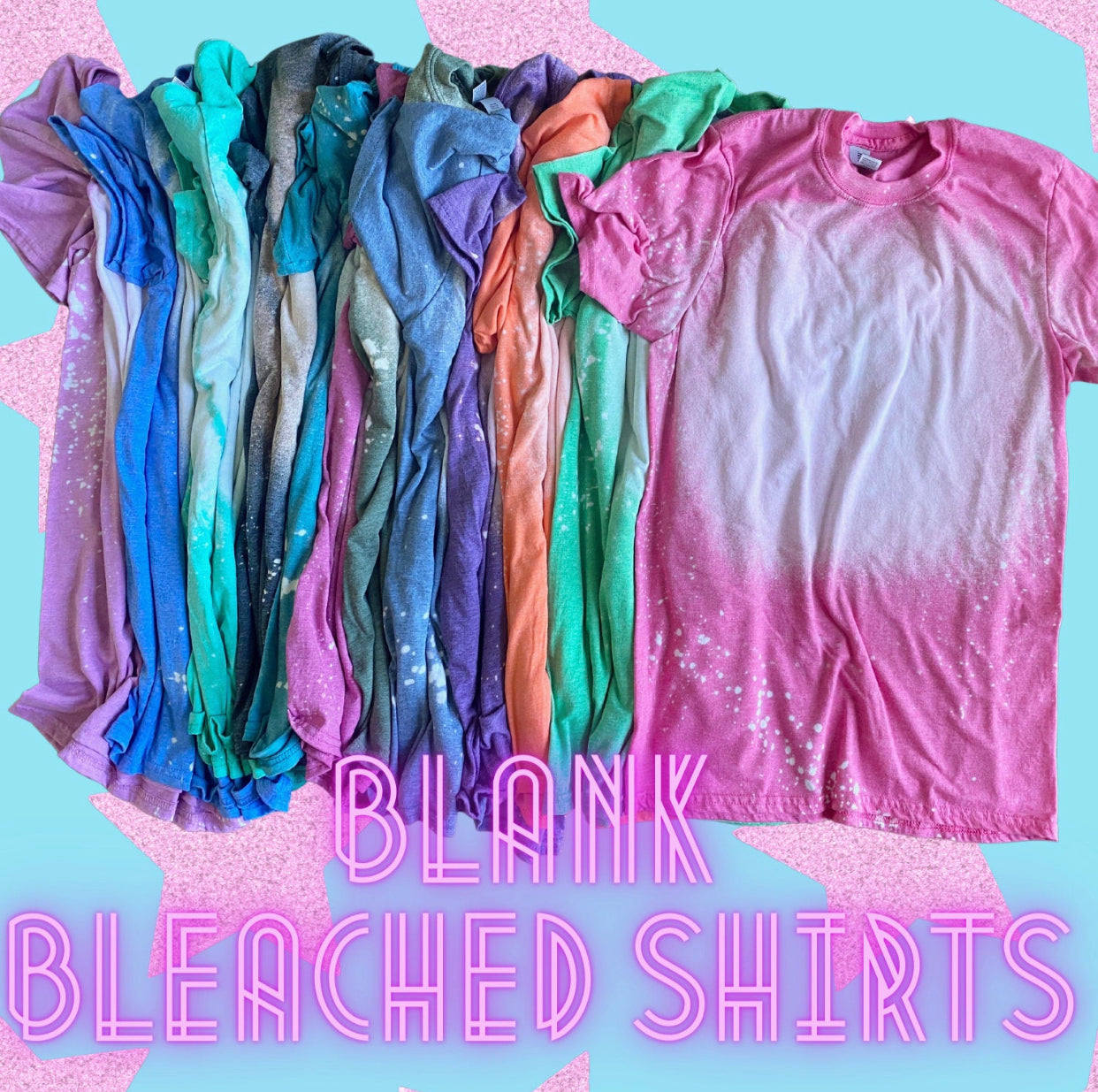 Bleached Short Sleeve T-Shirt’s