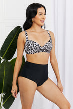 Load image into Gallery viewer, Marina West Swim Take A Dip Twist High-Rise Bikini in Leopard
