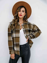 Load image into Gallery viewer, Plaid Button-Down Jacket
