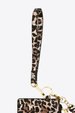 Load image into Gallery viewer, Leopard Tassel Keychain with Wallet
