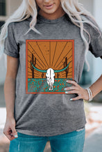 Load image into Gallery viewer, Worthwhile Time Graphic Round Neck Tee
