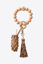 Load image into Gallery viewer, Evil Eye Beaded Keychain with Tassel
