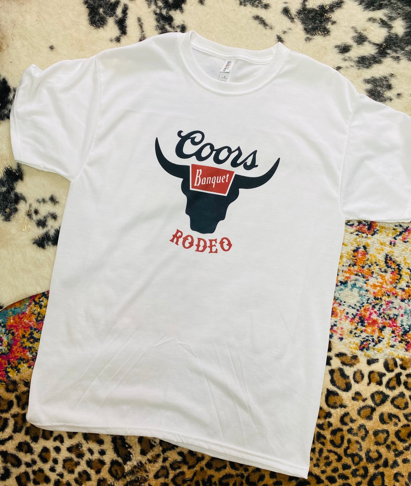 COORS Banquet Rodeo White T-Shirt