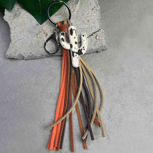 Load image into Gallery viewer, Cactus Keychain with Tassel
