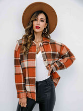 Load image into Gallery viewer, Plaid Button-Down Jacket
