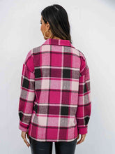 Load image into Gallery viewer, Plaid Button-Down Jacket
