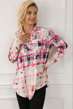 Load image into Gallery viewer, Plaid Button Up Long Sleeve Shirt
