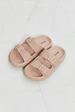 Load image into Gallery viewer, Qupid Comfy Casual Rubber Slide Sandal in Dust Storm
