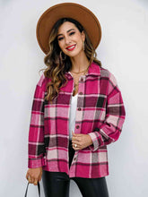 Load image into Gallery viewer, Plaid Button-Down Jacket
