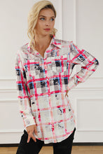 Load image into Gallery viewer, Plaid Button Up Long Sleeve Shirt
